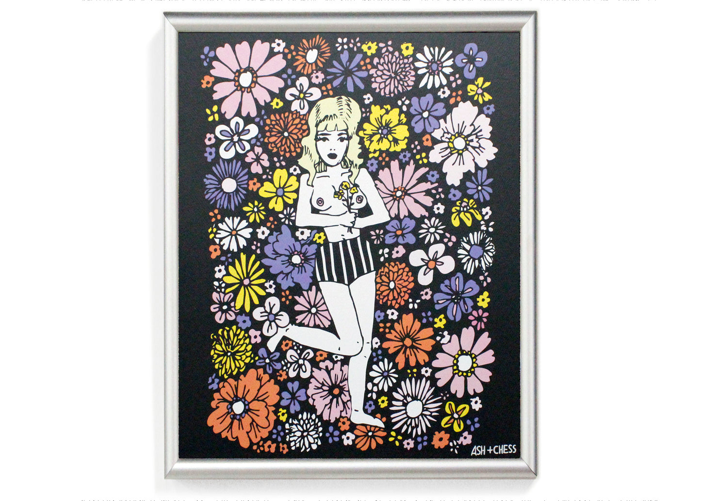 Flower Babe Art Print