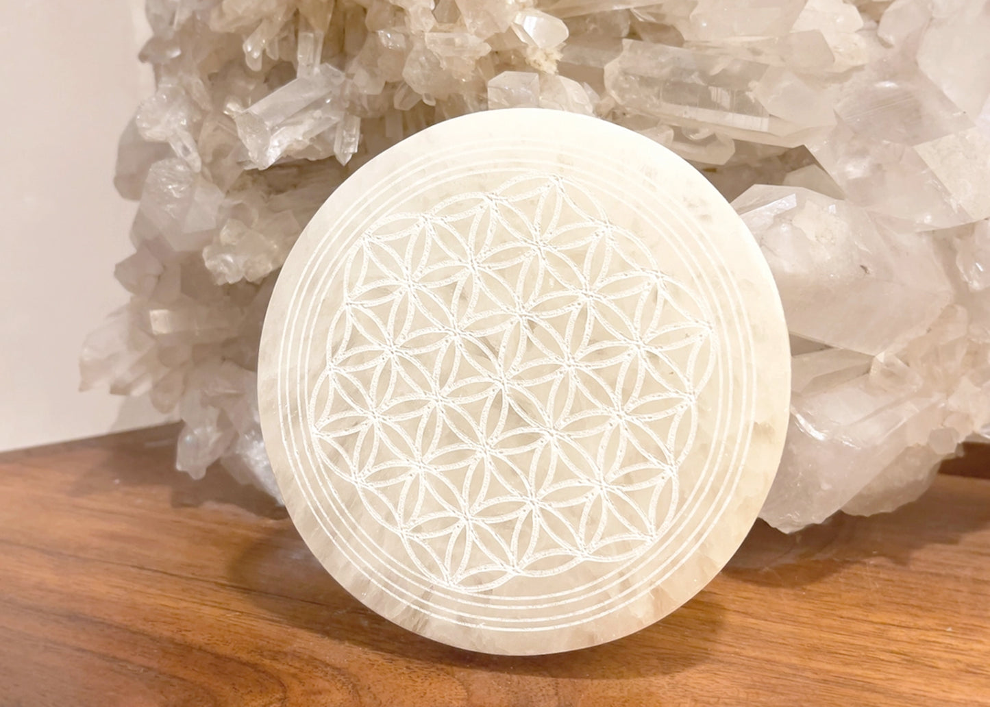 Flower of Life Crystal Plate