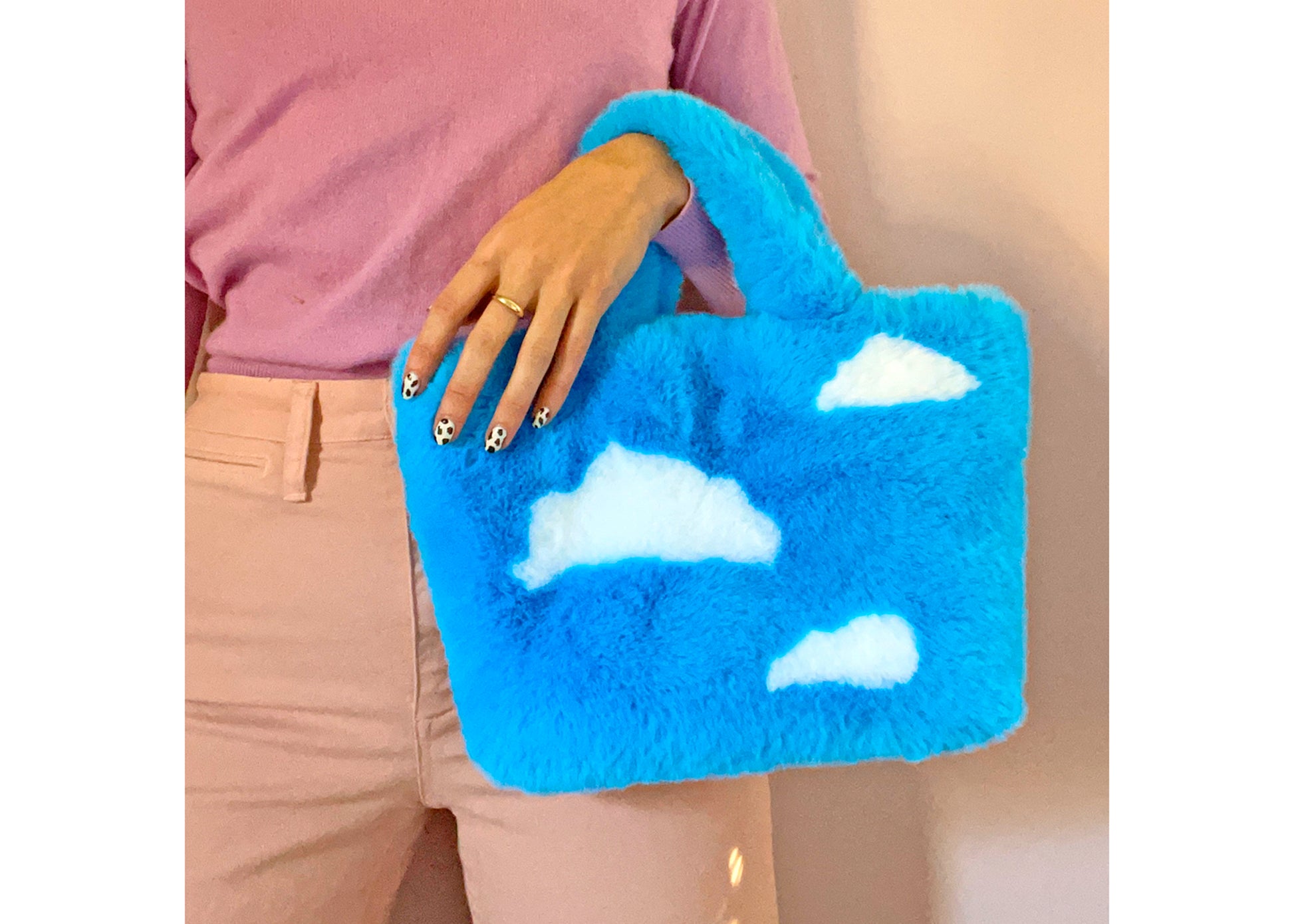 Louisdog Cloud Studio Bag w/Inner Bag - Funny Fur