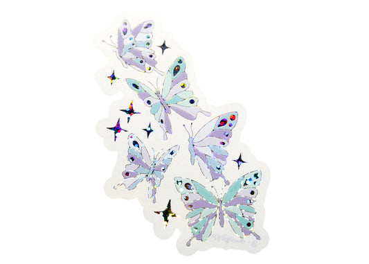 Fluttering Butterflies Sticker