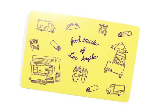 Food Trucks of Los Angeles Postcard
