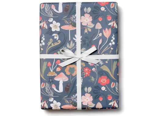 Forest Blue Gift Wrap
