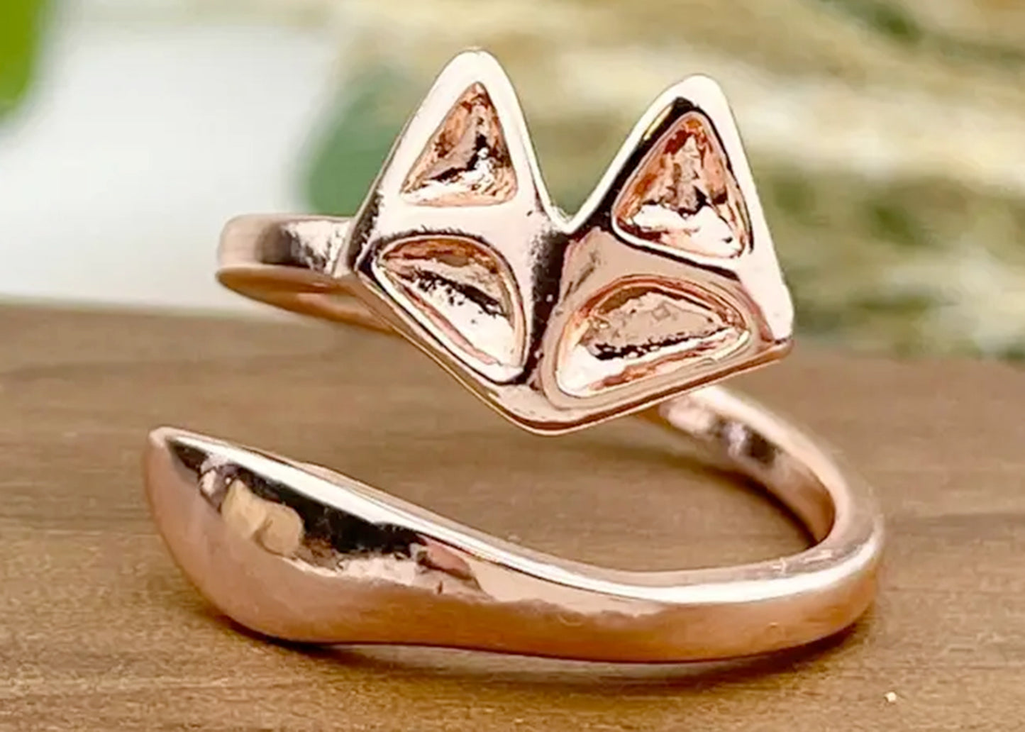 Fox Ring in Rose Gold