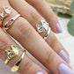 Fox Ring in Rose Gold