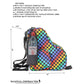 Freewheelin' Roller Skate Crossover Bag in Indy Rainbow Black