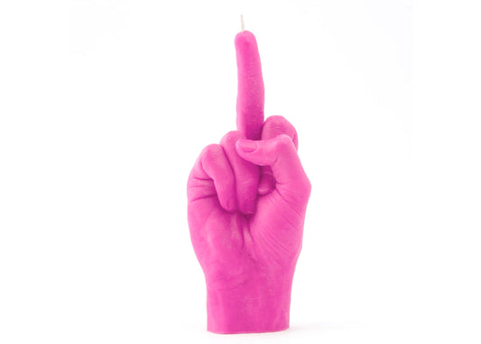 Fuck You Candle in Pink
