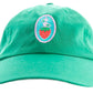 Strawberry Dad Hat in Scout Green