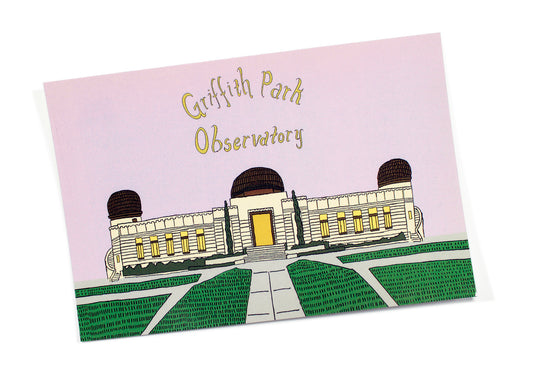 Griffith Park Observatory Postcard