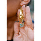 Hamsa Hand Of Fatima Evil Eye In Space Earrings