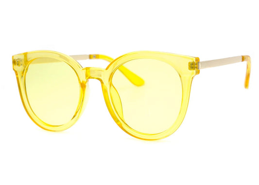 Hi There Sunglasses in Crystal Yellow