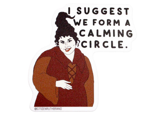 Hocus Pocus Calming Circle Sticker