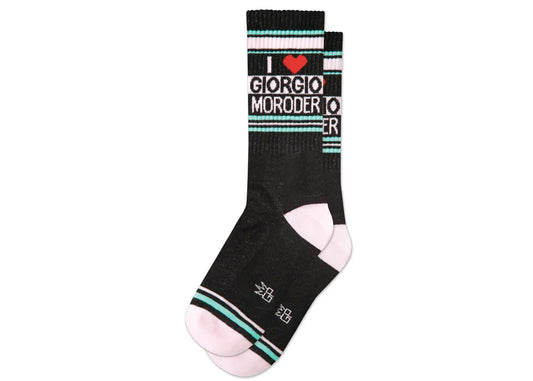 I Love Giorgio Moroder Gym Socks