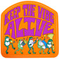 Keep The Vibe Alive Frog Parade Sticker