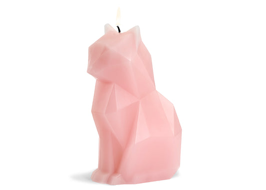 Kisa PyroPet Candle in Light Pink