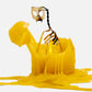 Kisa PyroPet Candle in Mustard