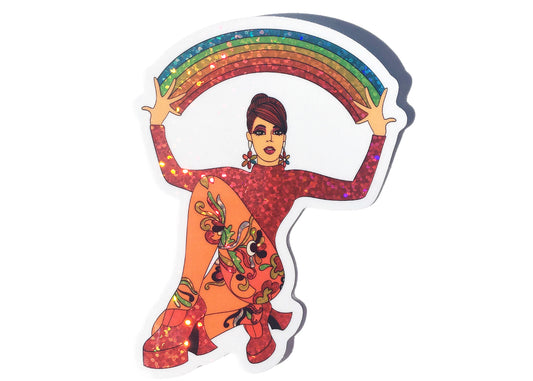 Lady Miss Kier Holographic Sticker