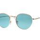 Likely Sunglasses in Gold/Teal