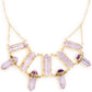 Lonna Love Necklace in Gold & Amethyst