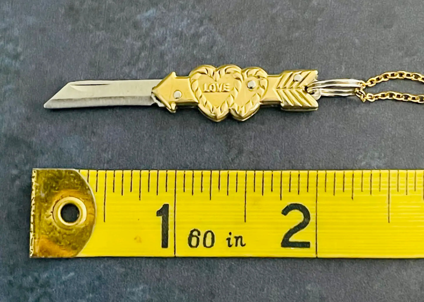 Mini Sweetheart Knife Necklace