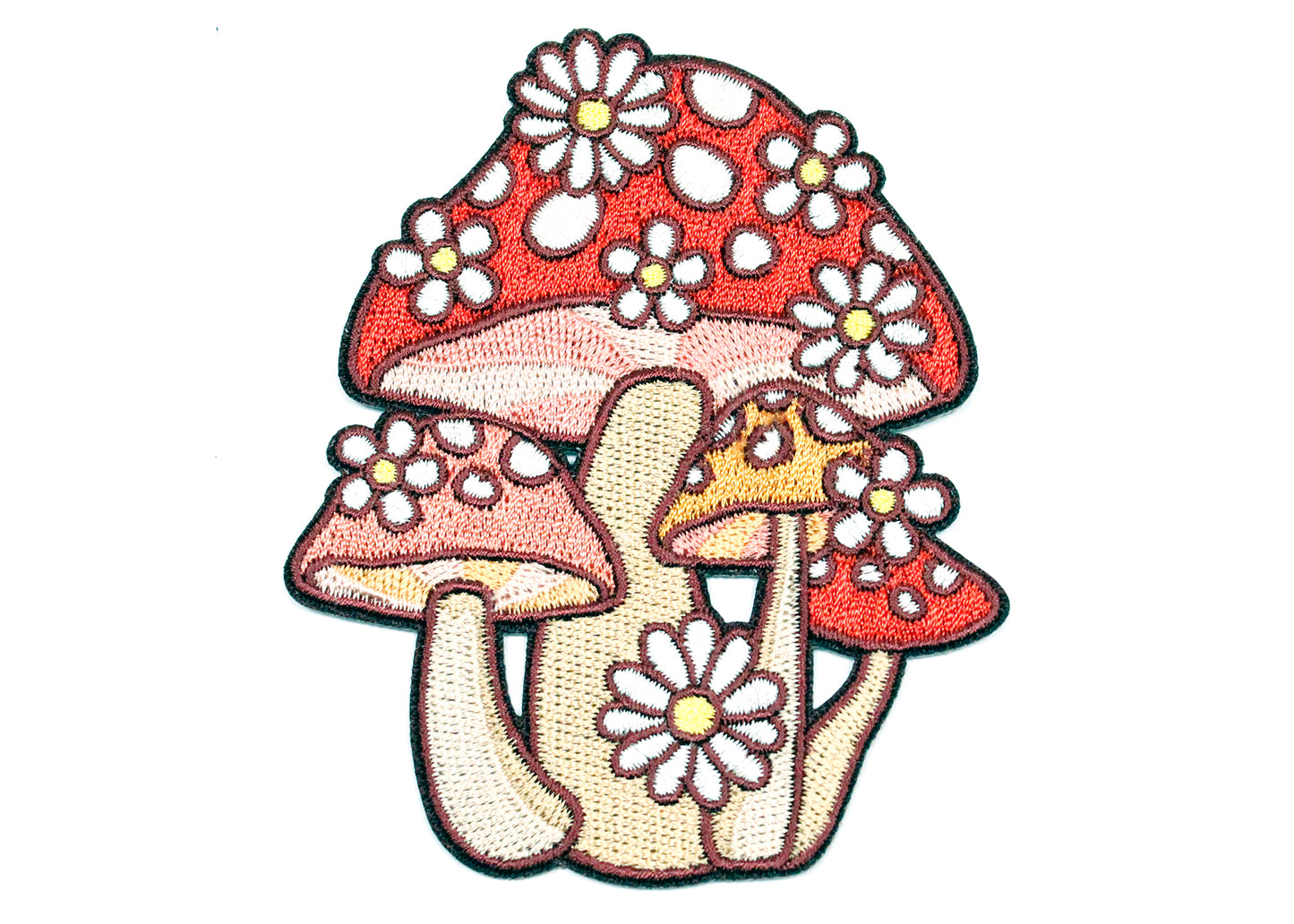 Mushroom & Daisy Cluster Patch
