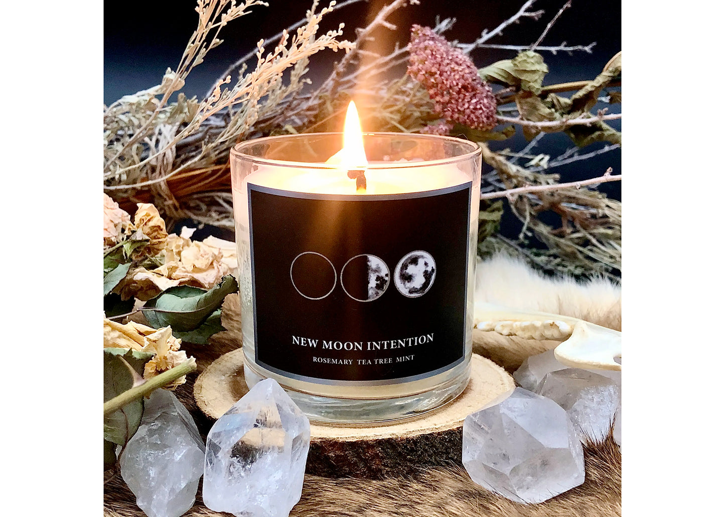 New Moon Intention Candle - 6oz
