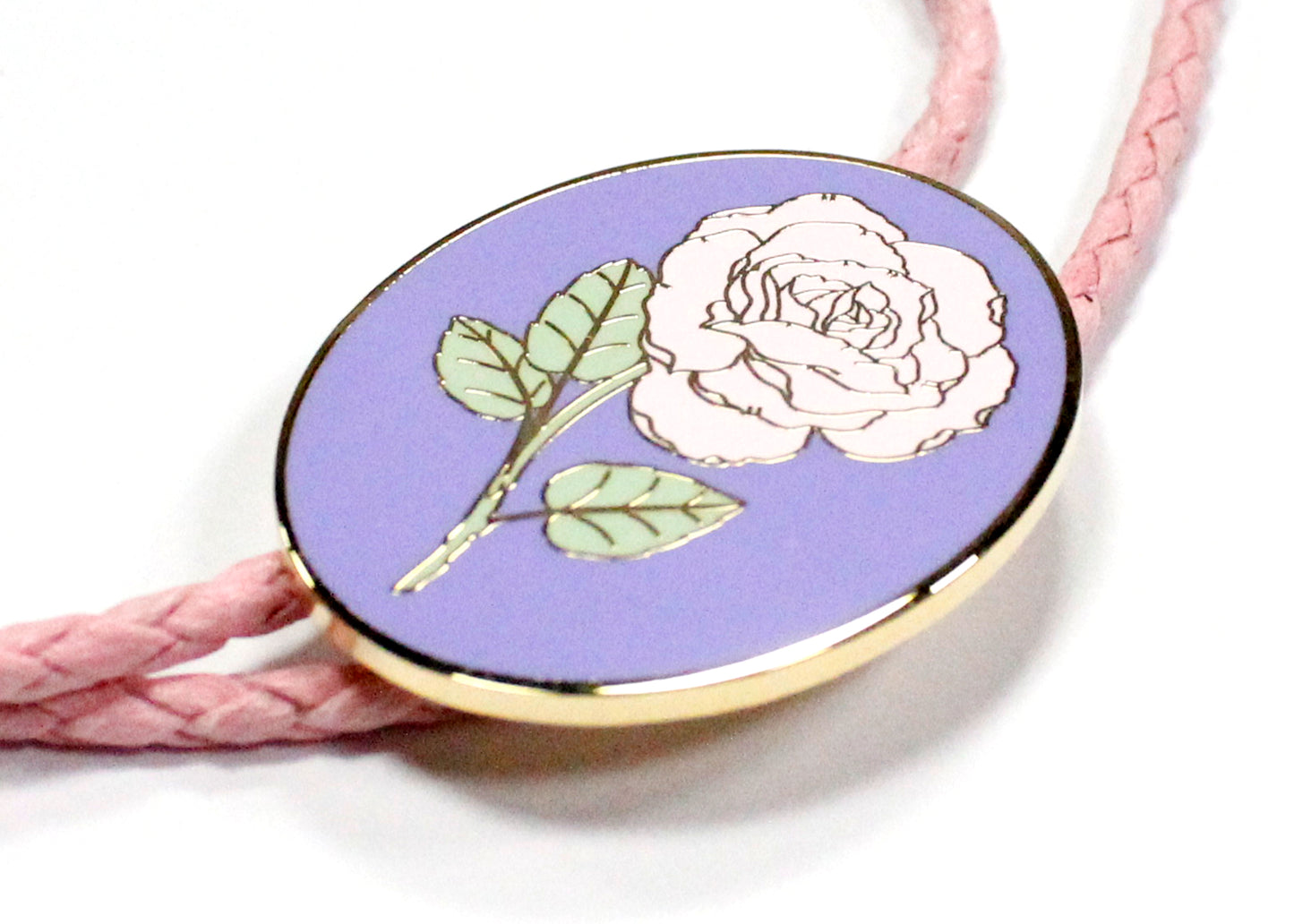 Rose Bolo Tie in Pink