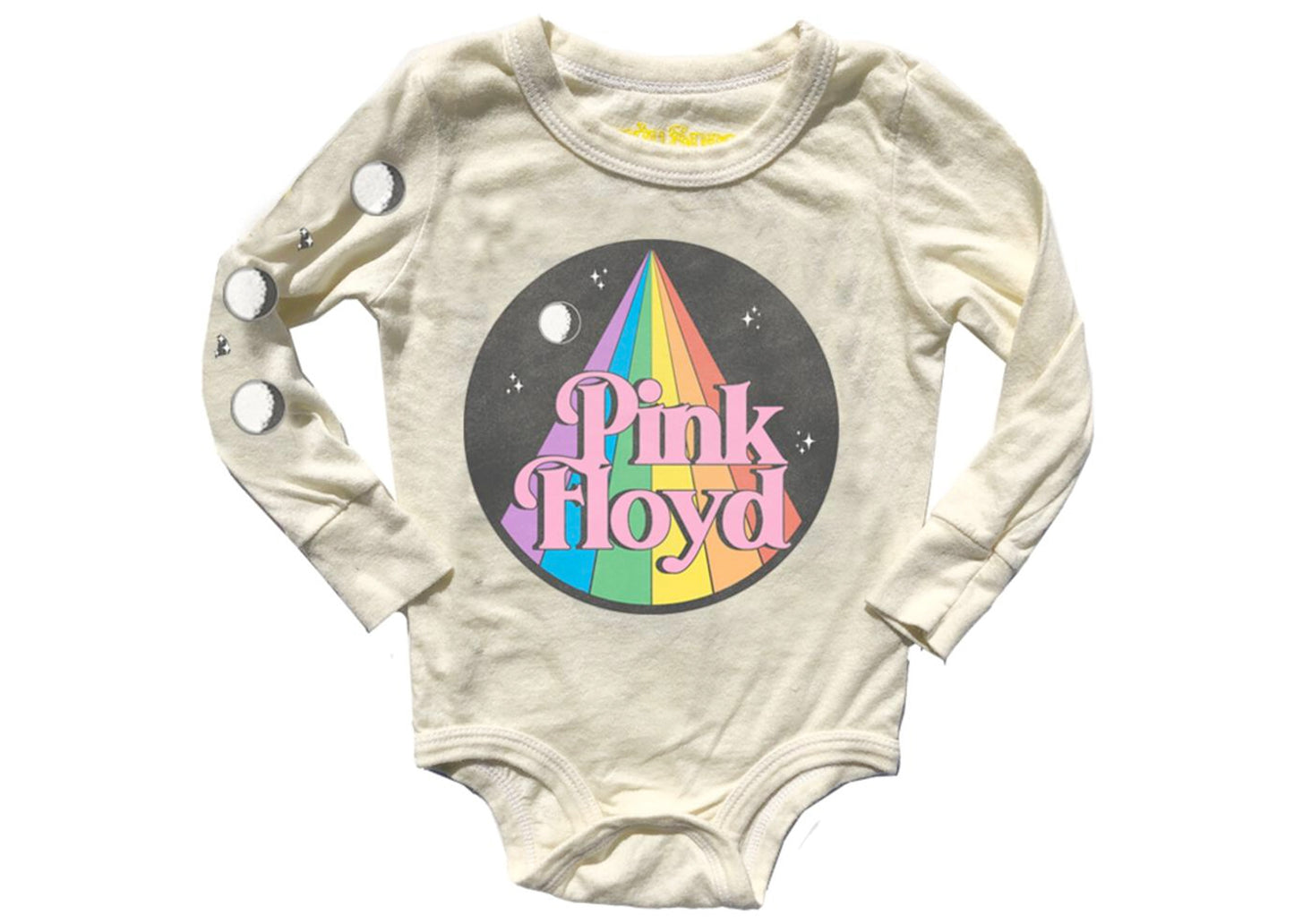 Pink Floyd Moons Long Sleeve Baby Onesie