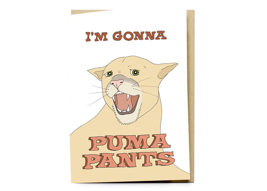Puma Pants Card