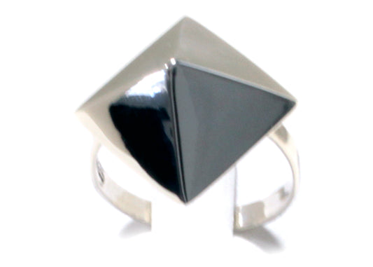 Pyramid Power Ring In Sterling Silver