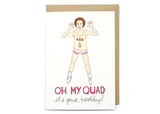 Richard Simmons Oh My Quad Birthday Card