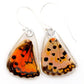 Red Spotted Graphium Lower Wing Butterfly Earrings