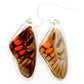 Red Spotted Graphium Upper Wing Butterfly Earrings