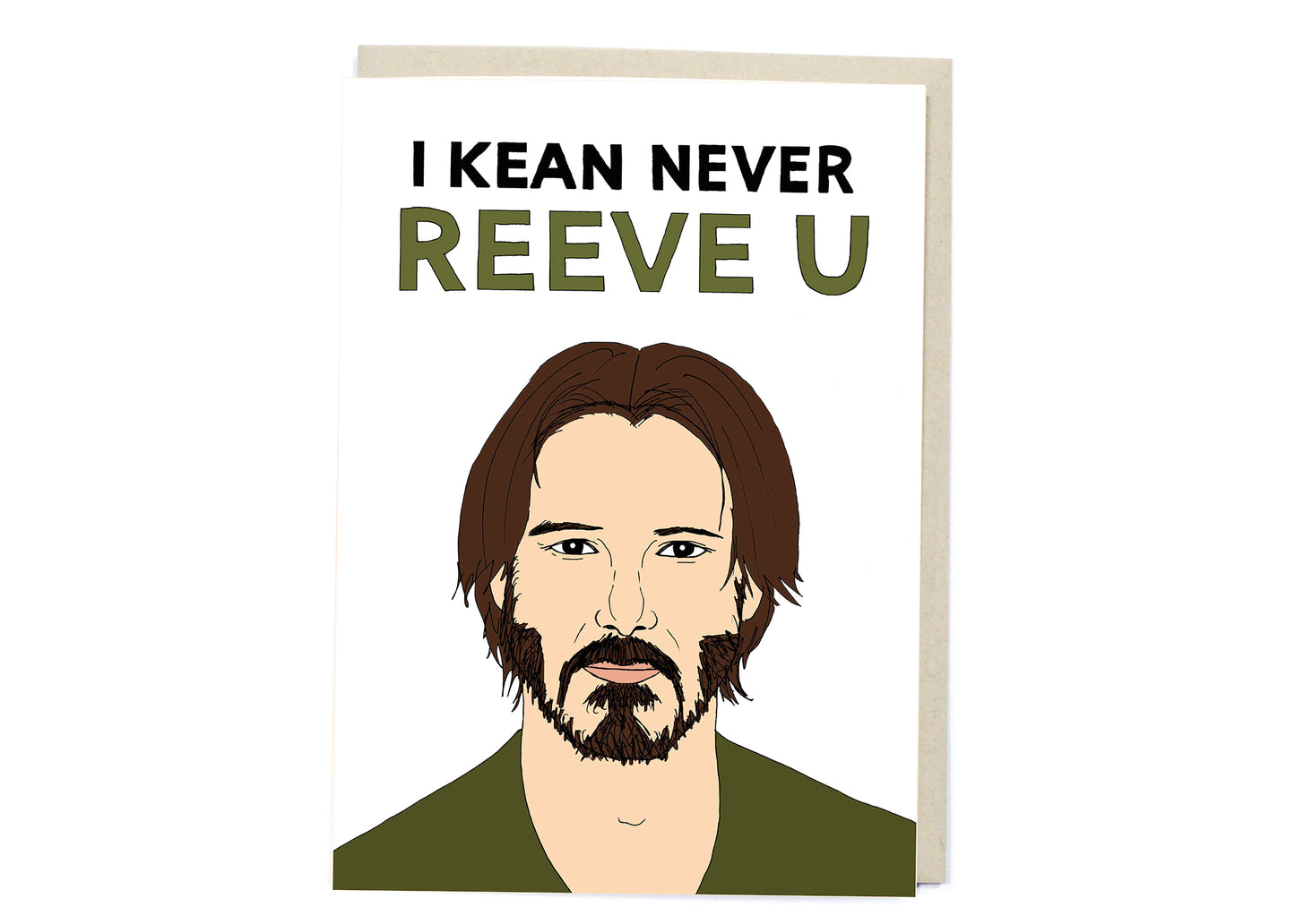 I Kean Never Reeve U Card