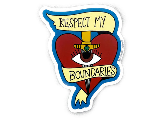 Respect My Boundaries Sticker