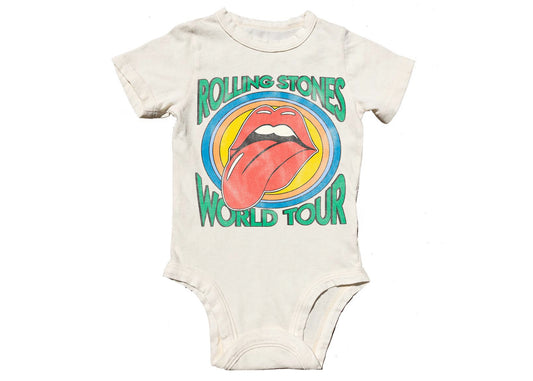 Rolling Stones Natural World Tour Baby Onesie