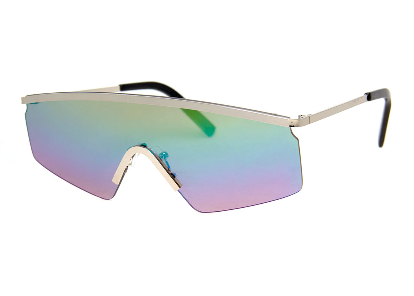 Rory Sunglasses in Silver/Mirror