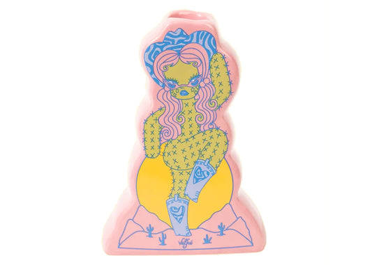 Saguaro Gal Candle Holder