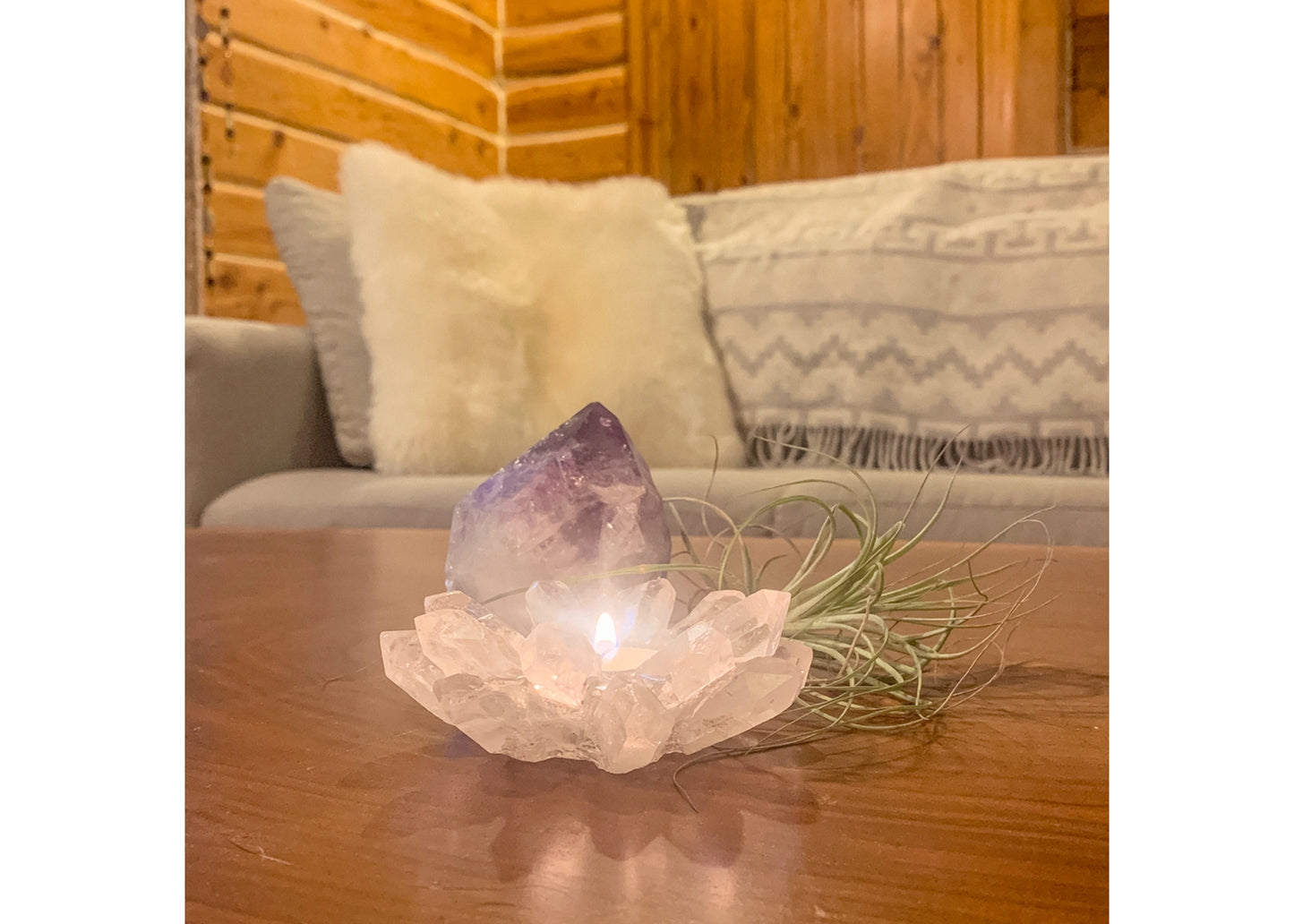 Starlight Crystal Candle Holder