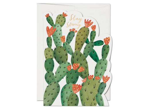Stay Strong Cactus Card