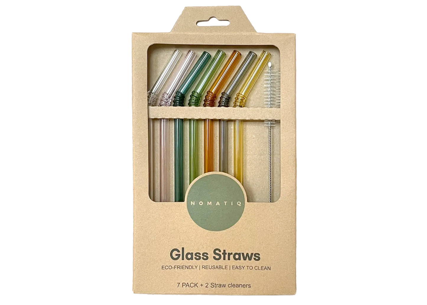 Nomatiq Reusable Glass Straws