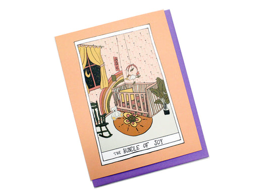 The Bundle Of Joy Tarot Greeting Card