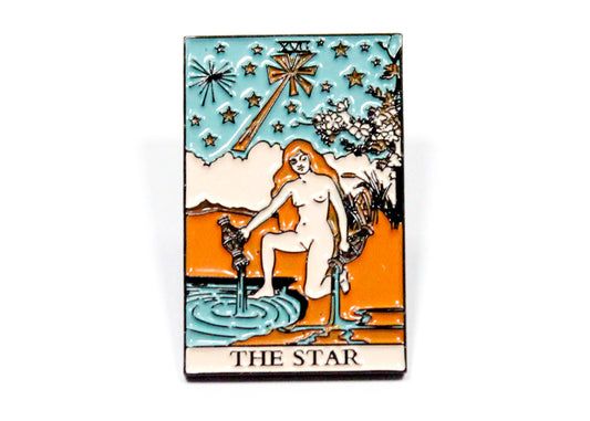 The Star Tarot Card Enamel Pin