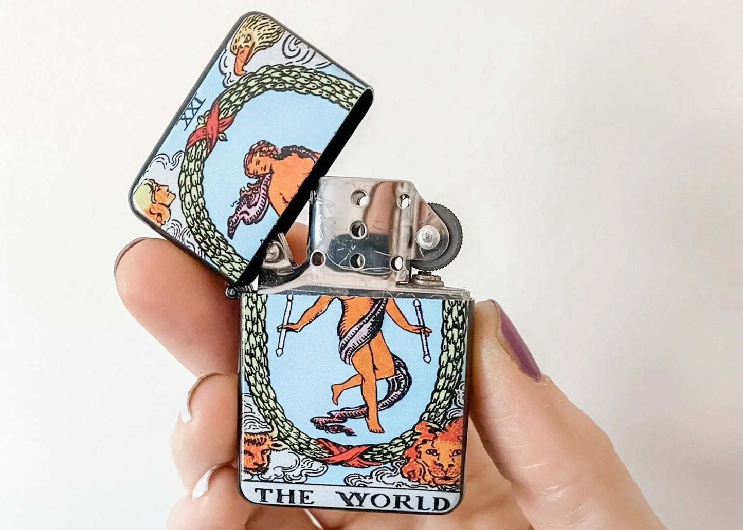The World Tarot Card Lighter