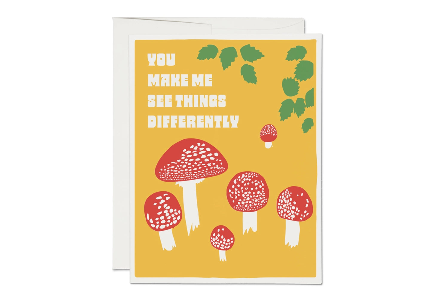 Wonderland Mushrooms Card