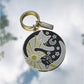 Yin Yang Cats Keychain